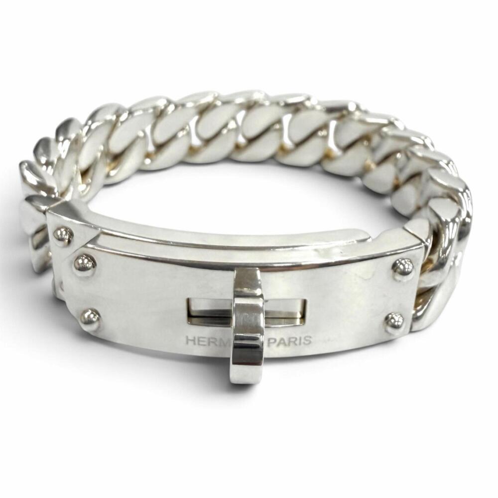 HERMES Silver Charm Bracelet
